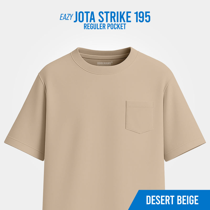 HOOLIGANS T-Shirt Reguler Pocket EAZY 195 - Desert Beige