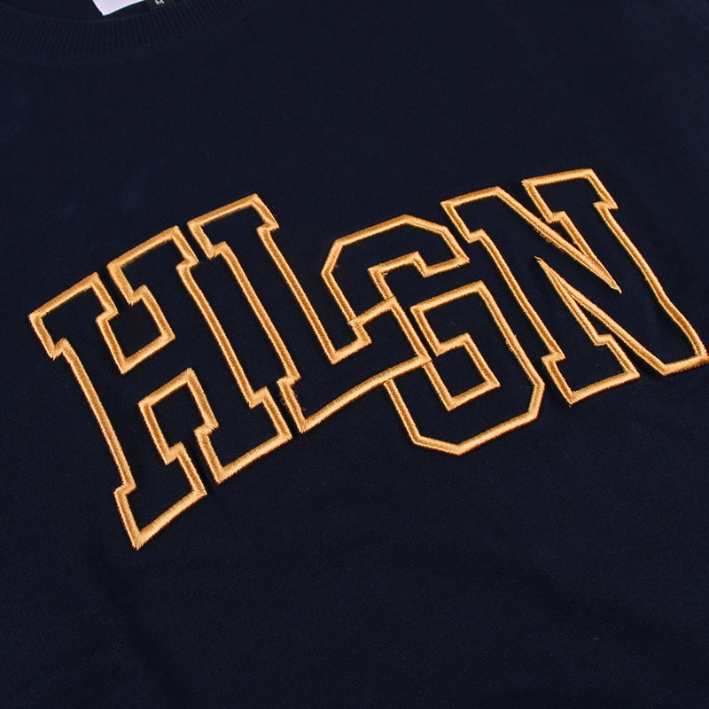 HOOLIGANS Sweater Crewneck Bold Metrico - Navy