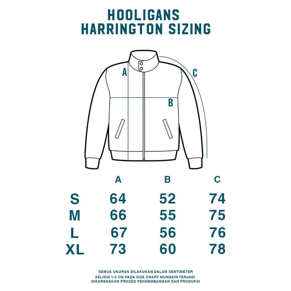 Hooligans Harrington Jacket Harry PJ - Black
