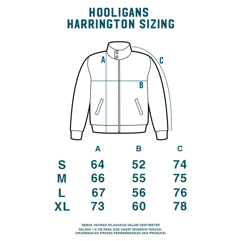 Hooligans Harrington Jacket Harry PJ - Black