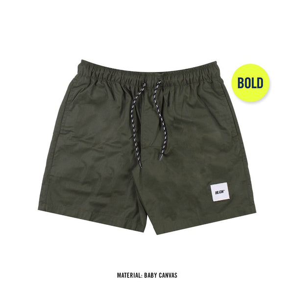 HOOLIGANS Boardshort Academica - Olive