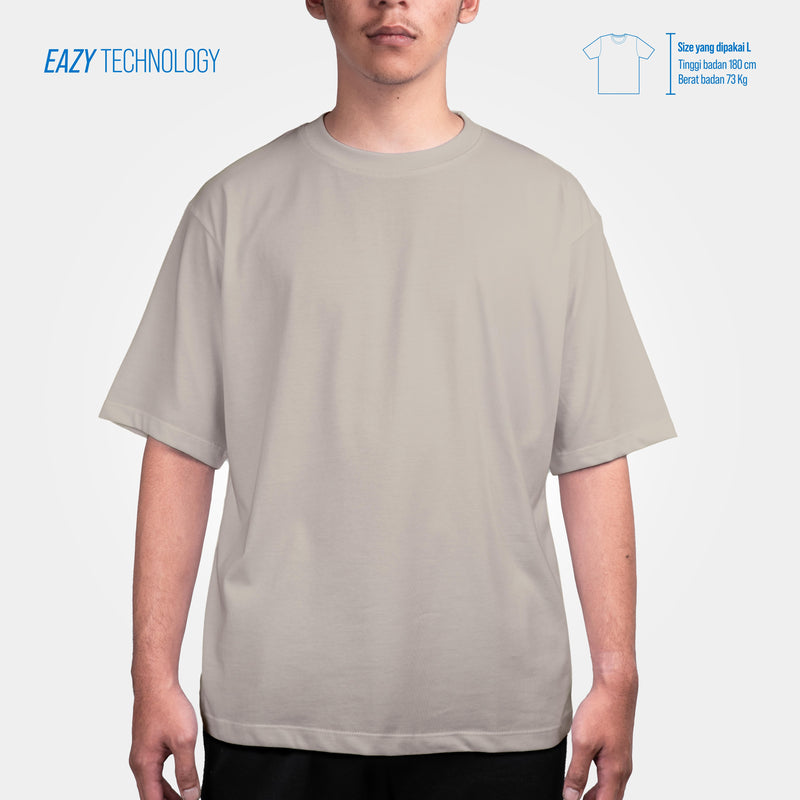 HOOLIGANS T-Shirt Boxy Oversize Diogo EAZY 195 - Ivory Cream