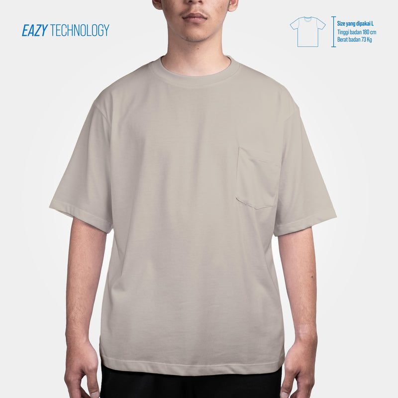 HOOLIGANS T-Shirt Boxy Oversize Diogo Strike EAZY 195 - Ivory Cream