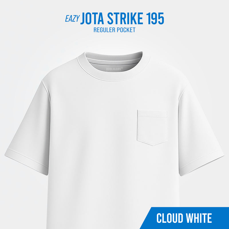 HOOLIGANS T-Shirt Jota Strike EAZY 195 - Cloud White