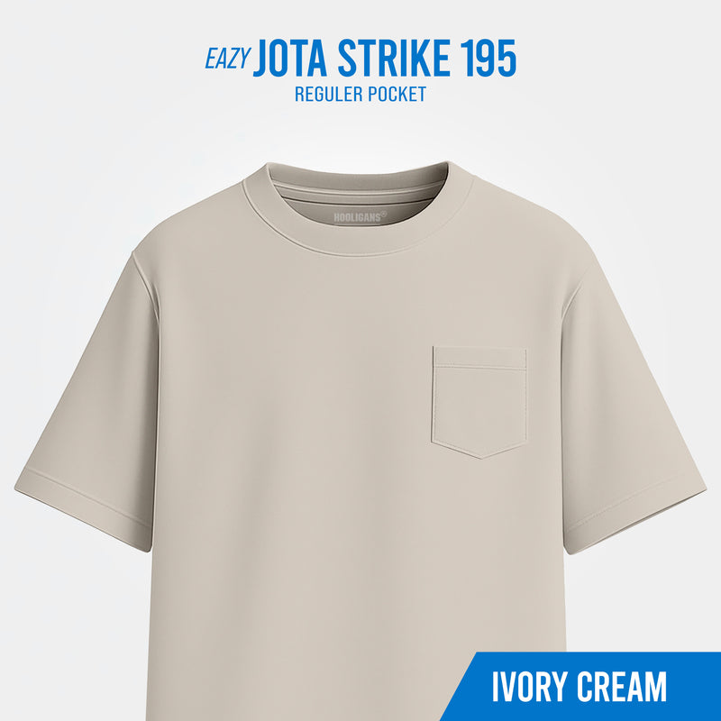 HOOLIGANS T-Shirt Jota Strike EAZY 195 - Ivory Cream