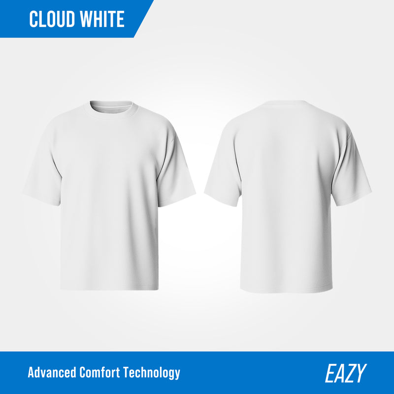 HOOLIGANS T-Shirt Boxy Oversize Diogo EAZY 195 - Cloud White