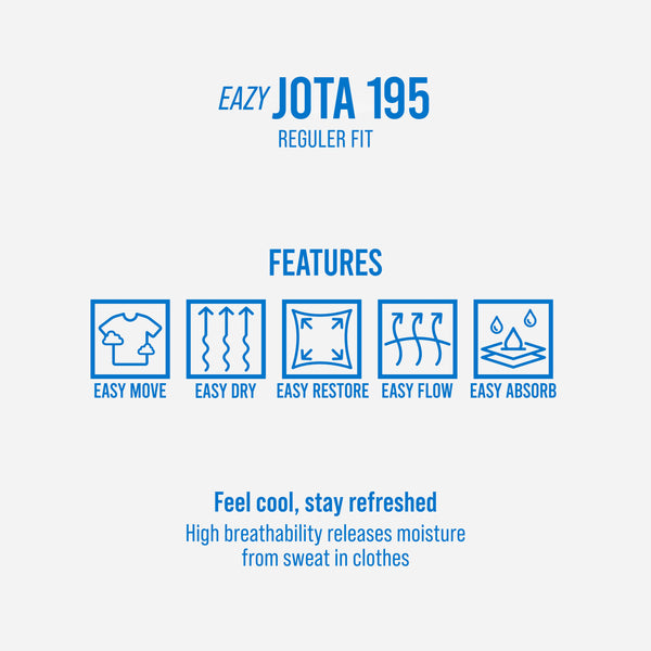 HOOLIGANS T-Shirt Jota EAZY 195 - Ivory Cream