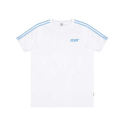 HOOLIGANS T-Shirt Linea White Sky Blue