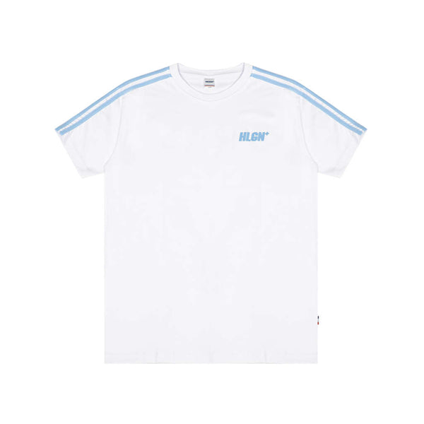 HOOLIGANS T-Shirt Linea White Sky Blue