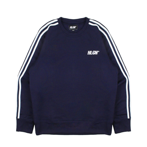 HOOLIGANS Sweater Crewneck Linea - Navy