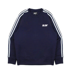 HOOLIGANS Sweater Crewneck Linea - Navy