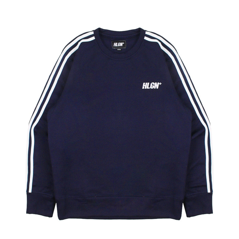 HOOLIGANS Sweater Crewneck Linea - Navy