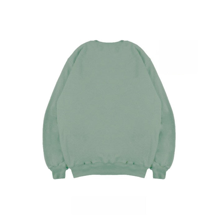 Hooligans Sweater Crewneck Netral Sage Green