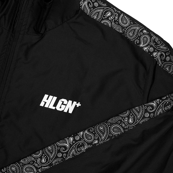 Hooligans Jacket Tracktop Linea Lyte Paisley Black