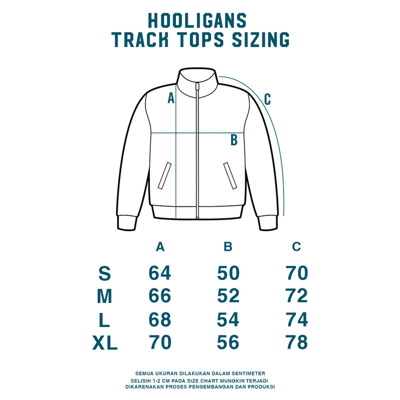 Hooligans Jacket Tracktop Marcos Navy White