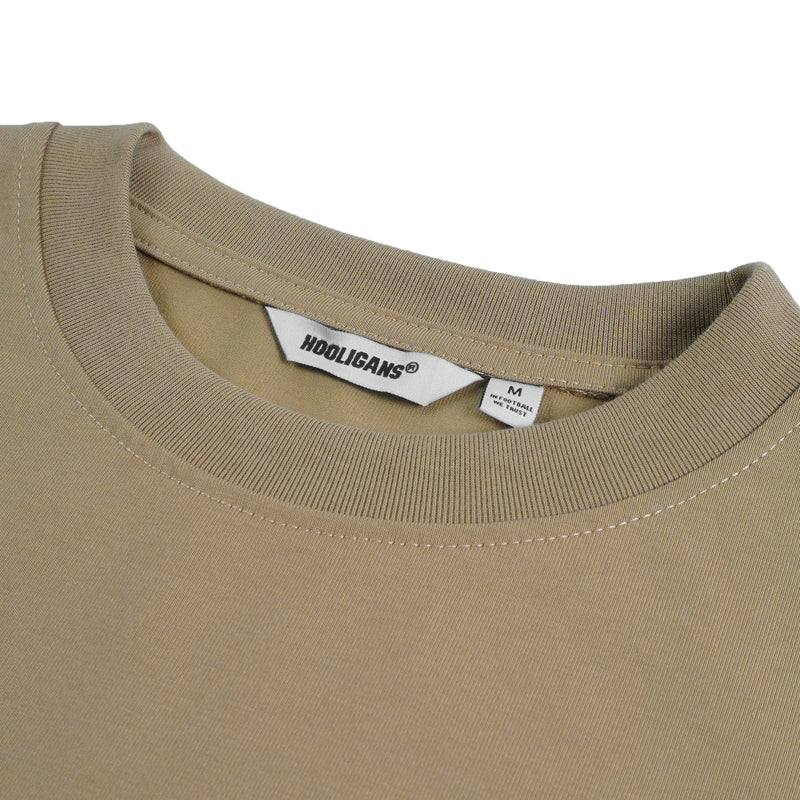 Hooligans T-Shirt Oversize Oliver Cool Beige