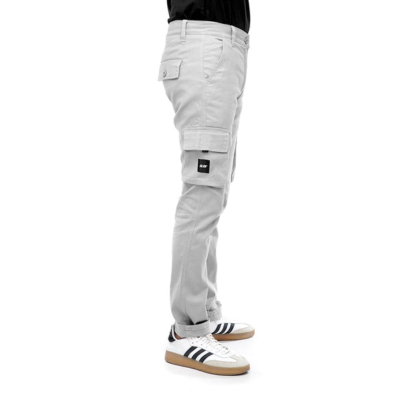 HOOLIGANS Long Cargo Careca - Light Gray