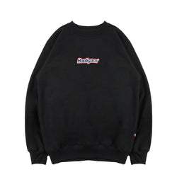Hooligans Sweater Crewneck Bold Italic Layer Black