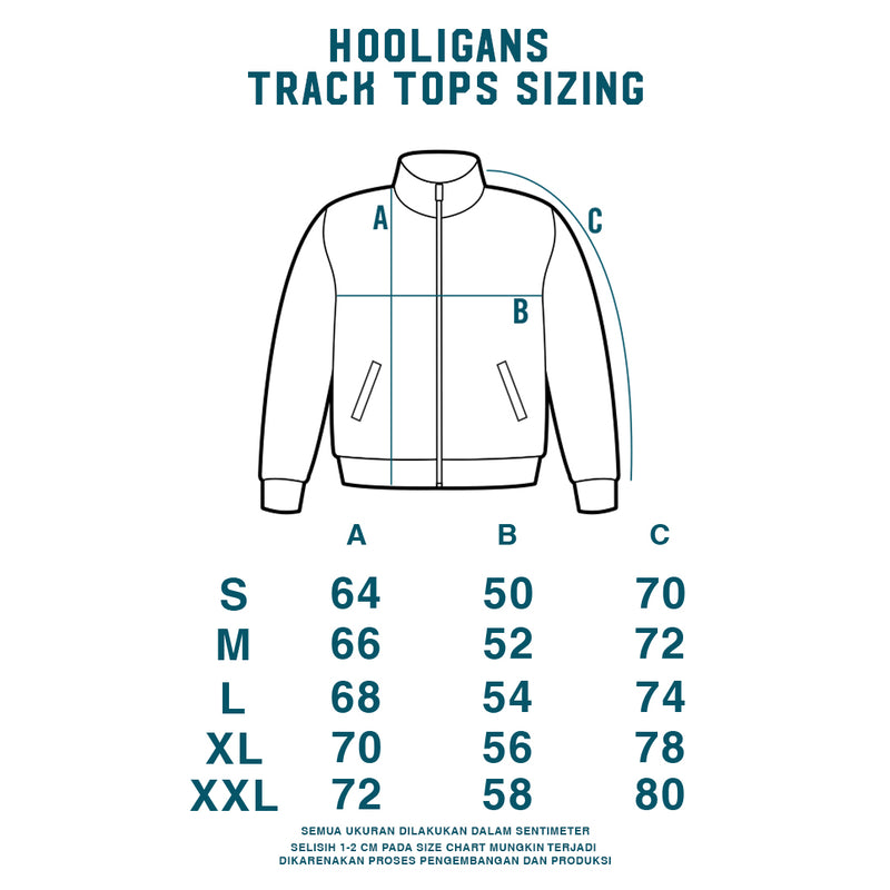 Hooligans Jacket Tracktop Neu Linea Black