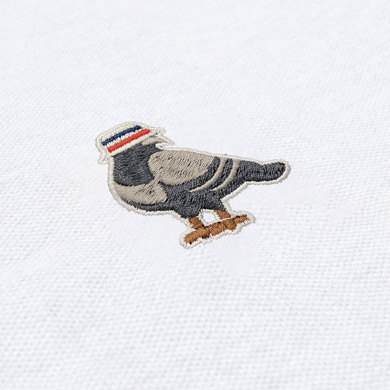 HOOLIGANS Polo Shirt Pigeon White