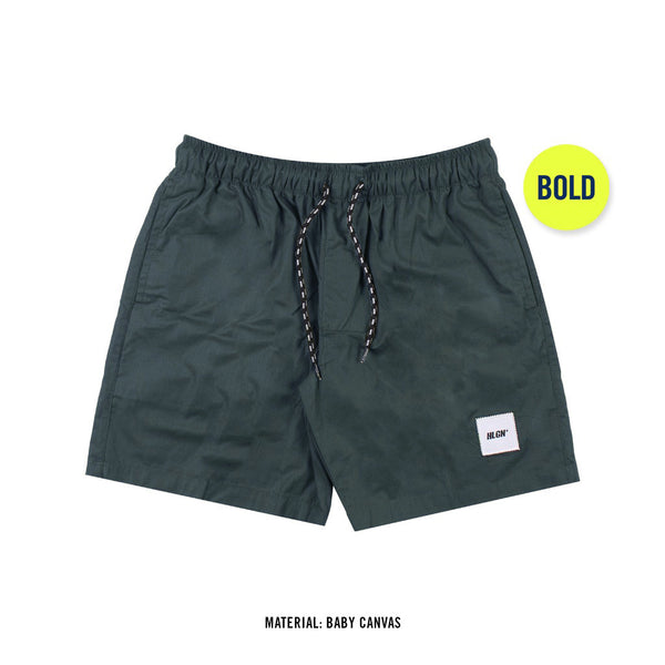 HOOLIGANS Boardshort Academica Dark Olive