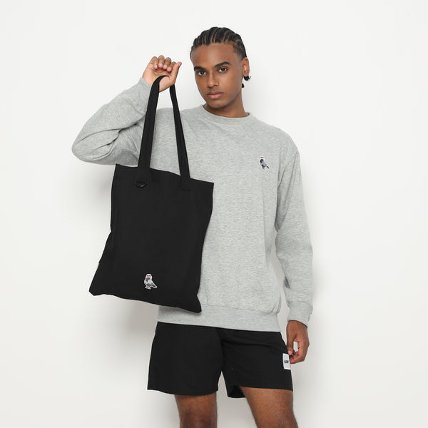 Hooligans Tote Bag Totti Pigeon Black