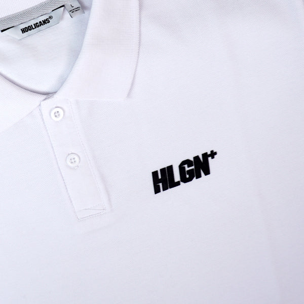 HOOLIGANS Polo Shirt Linea - White