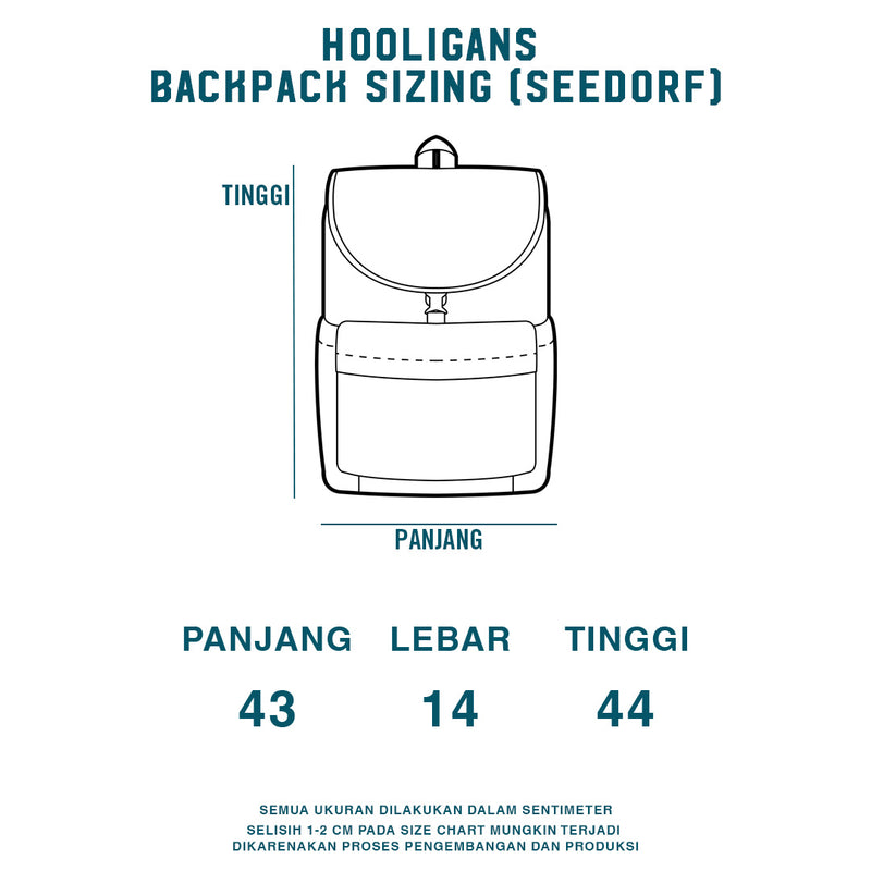 HOOLIGANS Backpack Seedorf Bag - Black