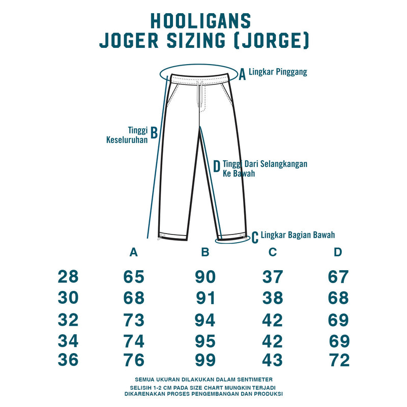 HOOLIGANS  Long Jogger Pants Jorge Black