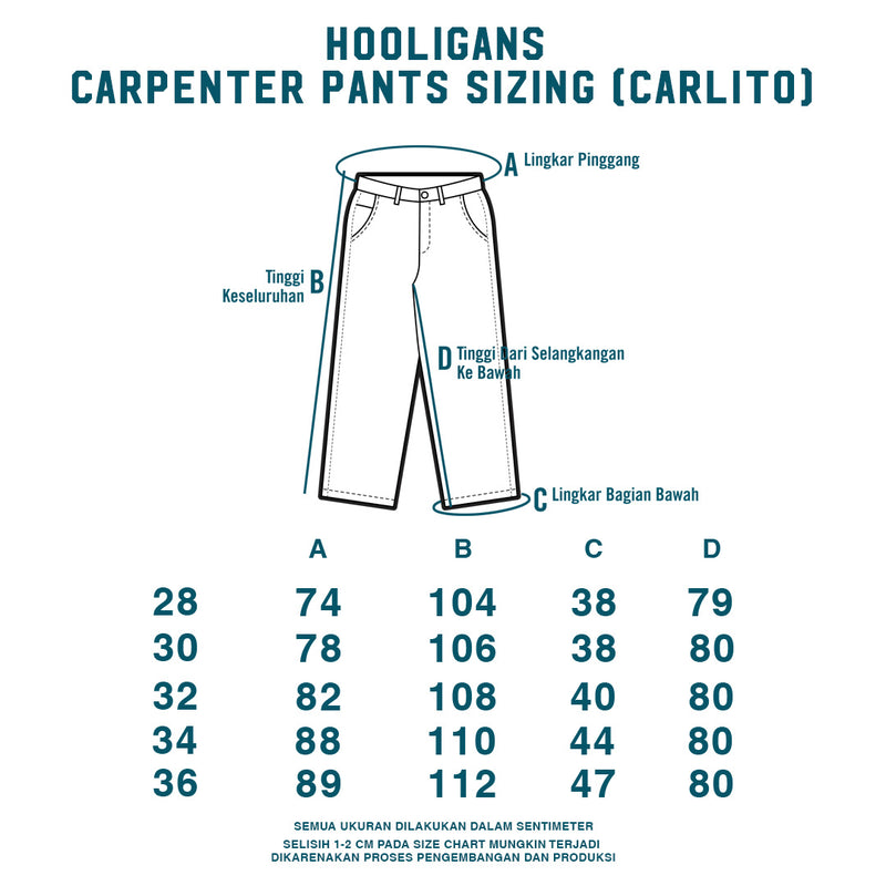 Hooligans Carpenter Jeans Carlito Black