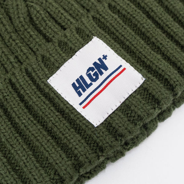 Hooligans Beanie Hat Bobby Army