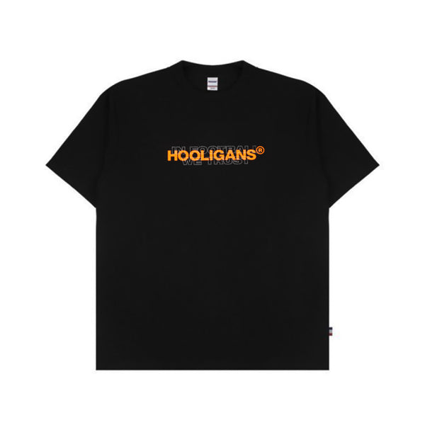 HOOLIGANS T-Shirt IFWT Line Orange Black