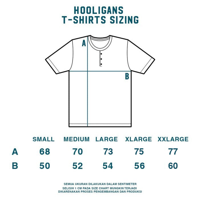 HOOLIGANS T-Shirt Henley Henry - White