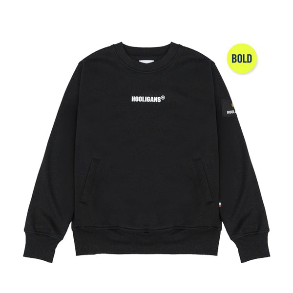 HOOLIGANS Sweater Crewneck Bold Scott Black
