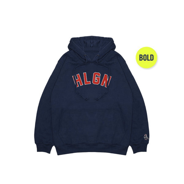 HOOLIGANS Hoodie Bold Arco - Navy