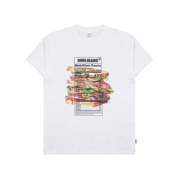 HOOLIGANS T-Shirt Nutrition White