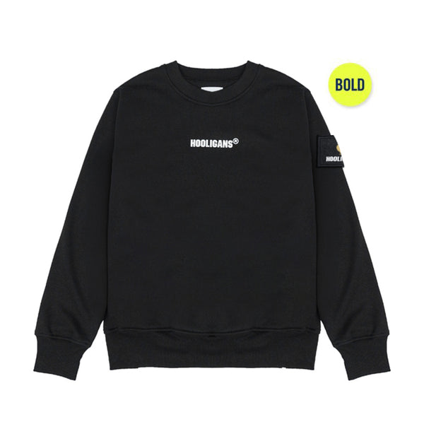 HOOLIGANS Sweater Crewneck Bold Scott Np Black