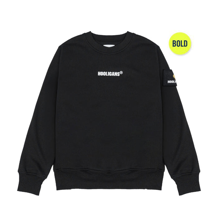 HOOLIGANS Sweater Crewneck Bold Scott Np Black