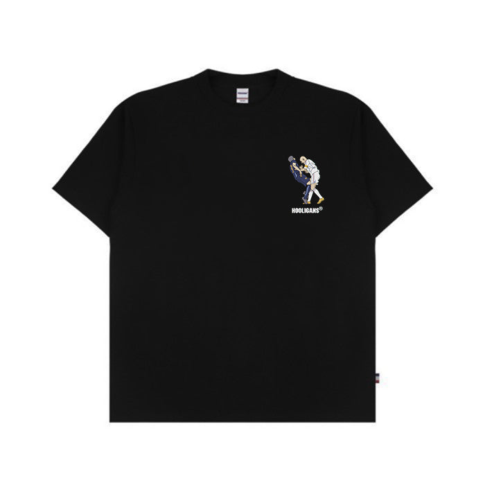 HOOLIGANS T-Shirt Zidane Moment Black