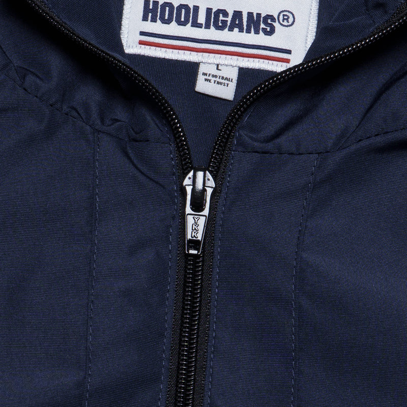 HOOLIGANS Jacket Wrexham Tape Brand Navy White