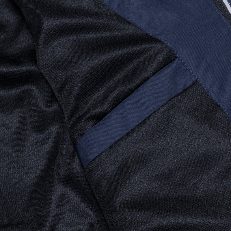 HOOLIGANS Jacket Wrexham Tape Brand Navy White
