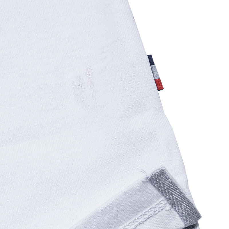 HOOLIGANS T-Shirt Henley Henry - White