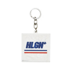 HOOLIGANS Key Chain HLGN+ White
