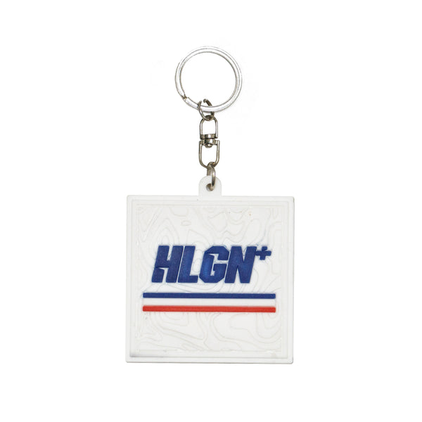 HOOLIGANS Key Chain HLGN+ White