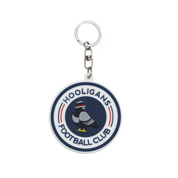 HOOLIGANS Key Chain Hooligans FC Navy