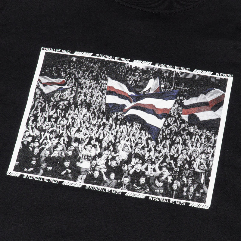 HOOLIGANS T-Shirt Tricolore Flag Black