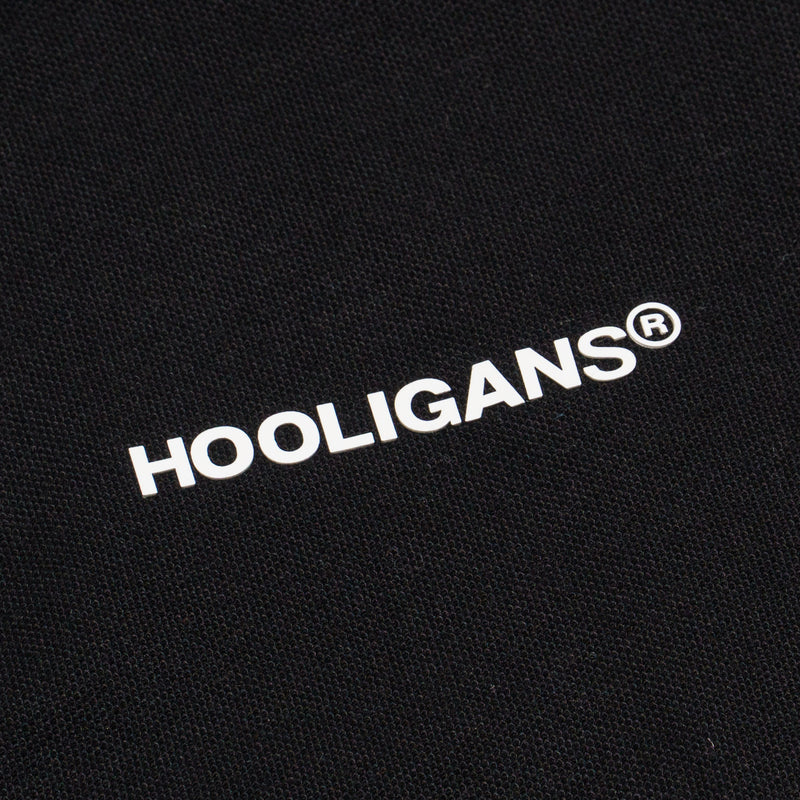 HOOLIGANS Polo Shirt Tape Paisley Black
