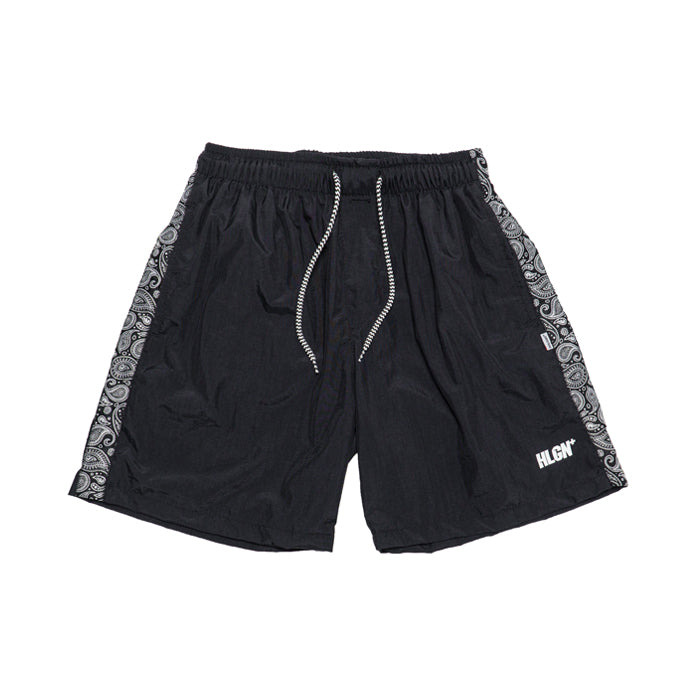 Hooligans Boardshort Atletico Tape Paisley Black