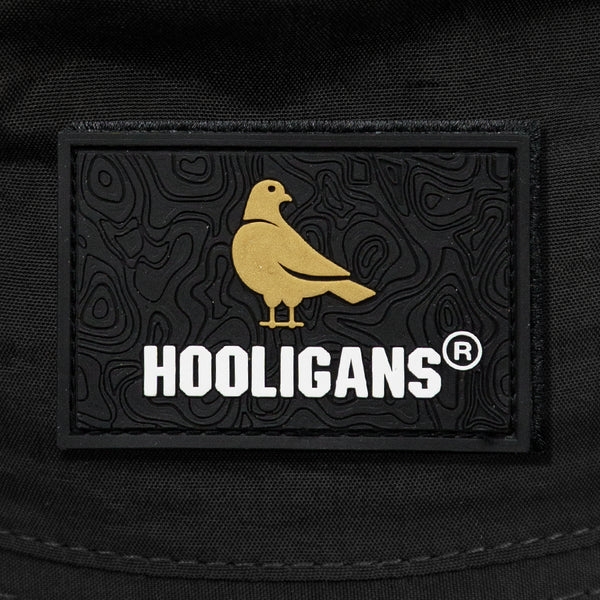 Hooligans Bucket Hat Burruchaga Patch - Black