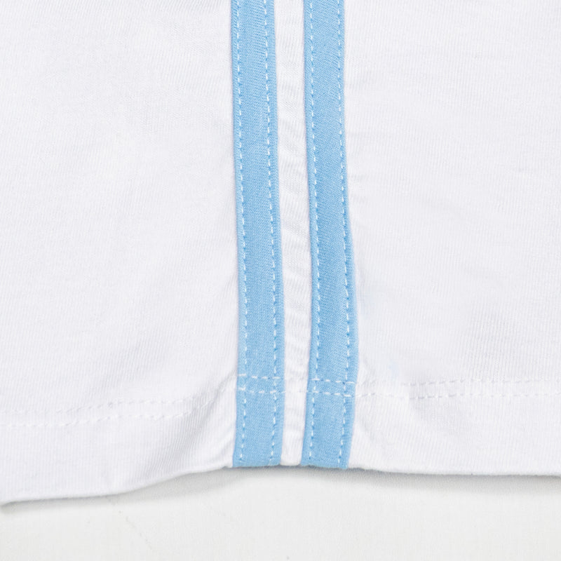 HOOLIGANS T-Shirt Linea White Sky Blue